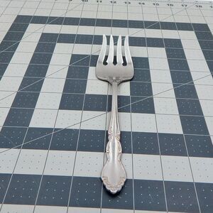 Oneida DOVER Cold Meat Fork Stainless Flatware Glossy 8-1/4 Inch